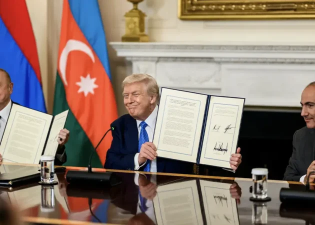 Trump Hosts Azerbaijani and Armenian Leaders at the White House, Signs Historic Peace Agreement