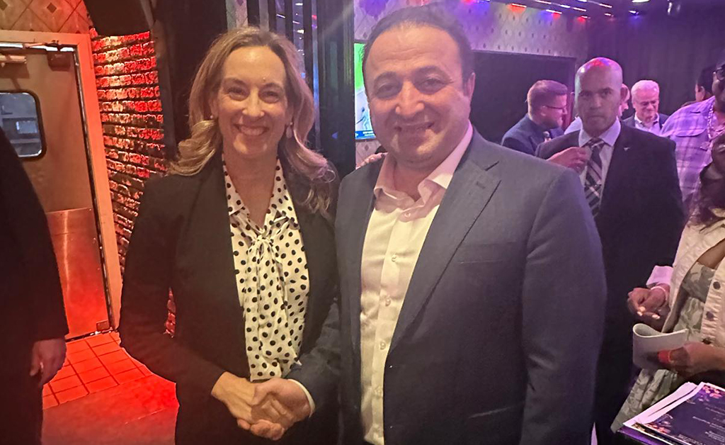 ATBA President Namig Shahpalangov meets New Jersey Governor Mikie Sherrill for trade and investment discussions.